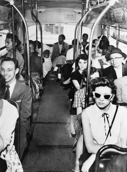segregation dans un bus
